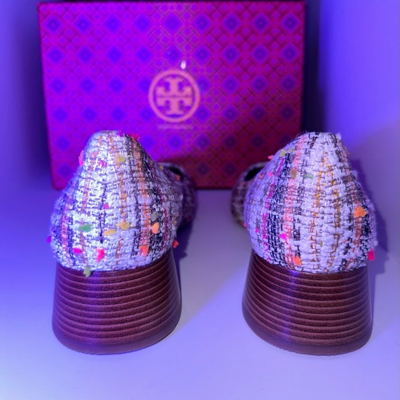 Tory Burch Colorful Tweed Georgia Pump - Picture 8 of 9